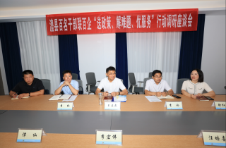 澧縣百名干部聯百企“送政策、解難題、優服務”行動調研系列座談會