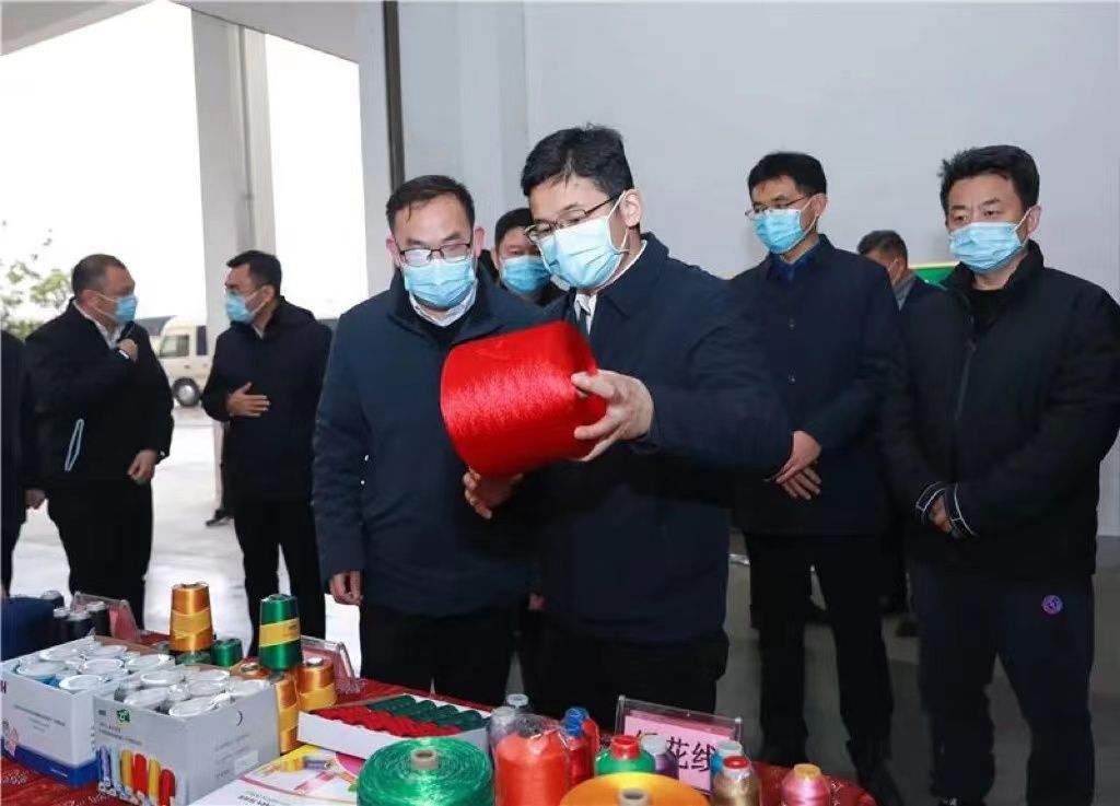 湖南省常德市委書記曹志強一行領導蒞臨湖南萌恒走訪調研